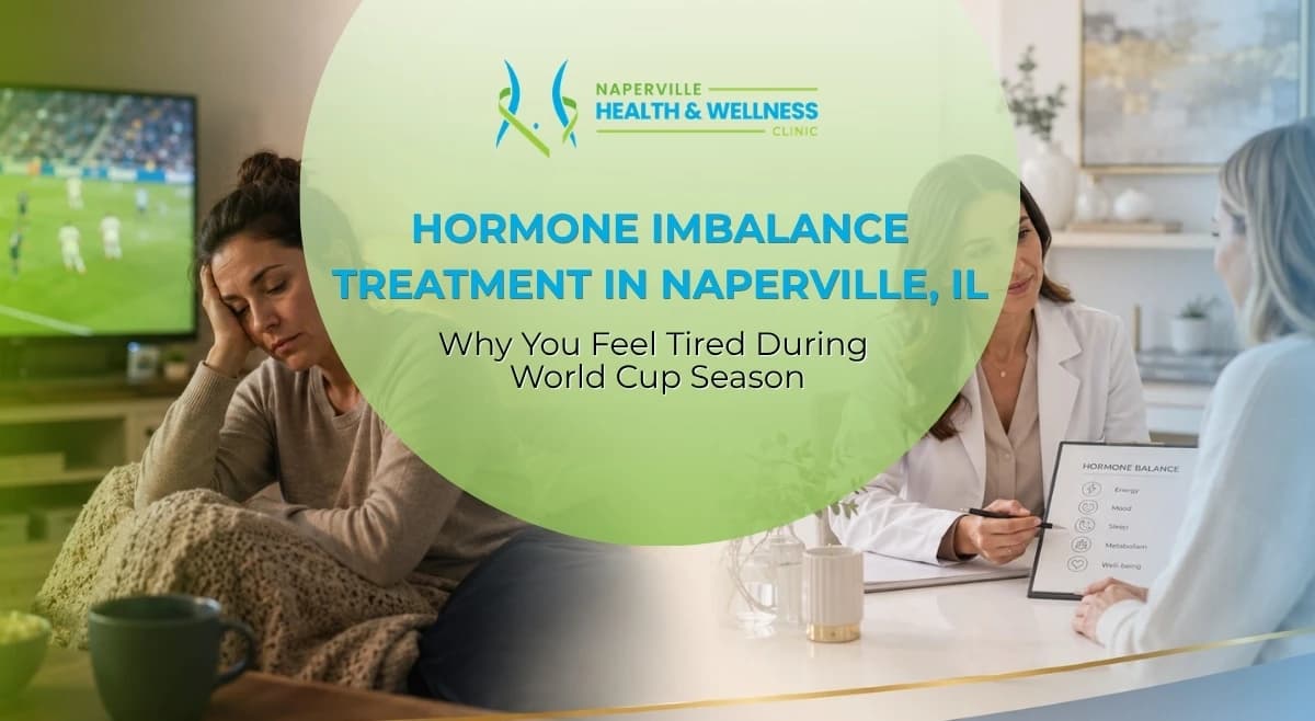 Exhausted by halftime? Why hormone imbalance is making Naperville fans miss the best World Cup moments - Naperville Health & Wellness Clinic blog image