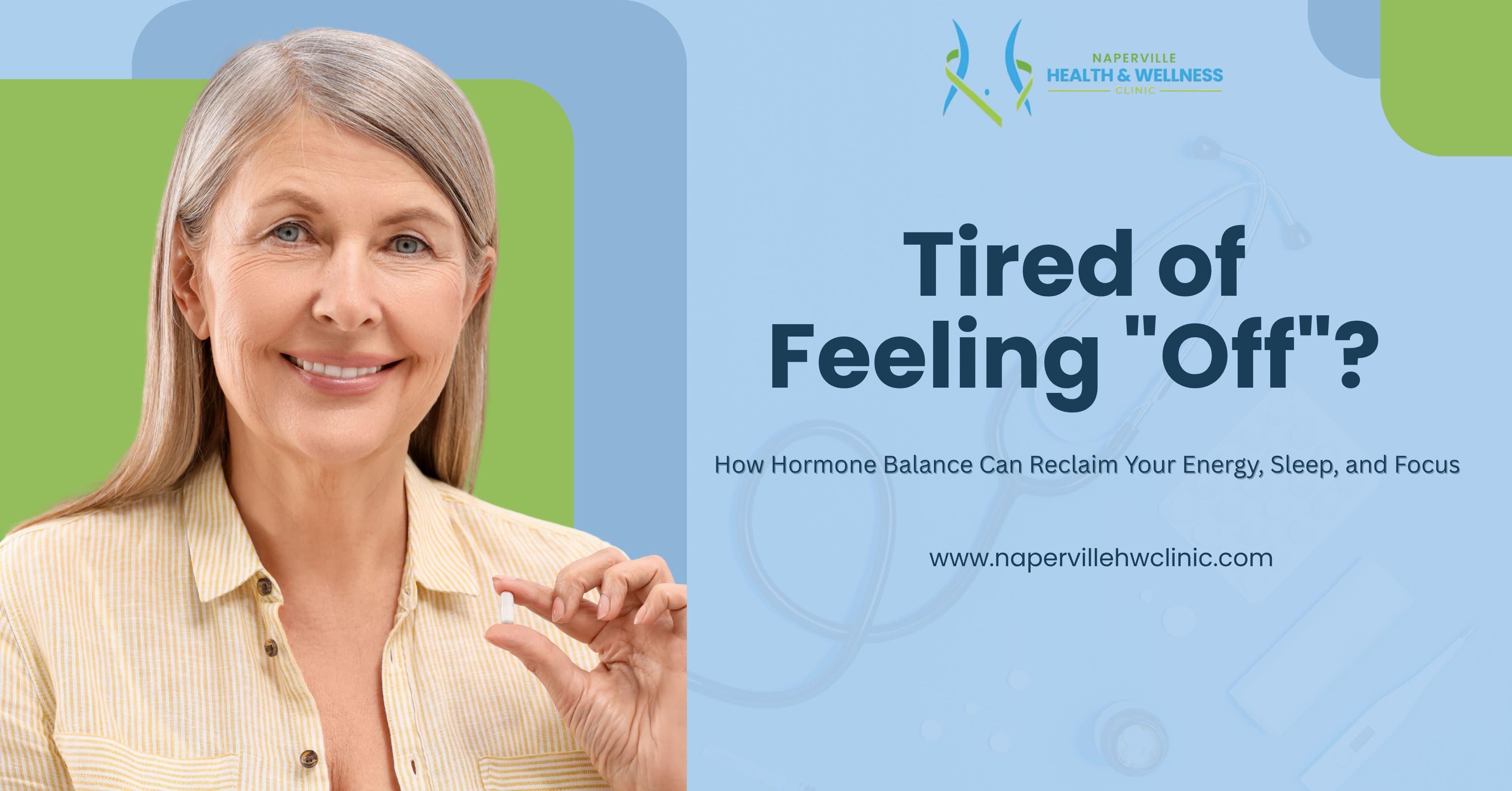 Hormone therapy in Naperville helps restore balance, energy, and focus.