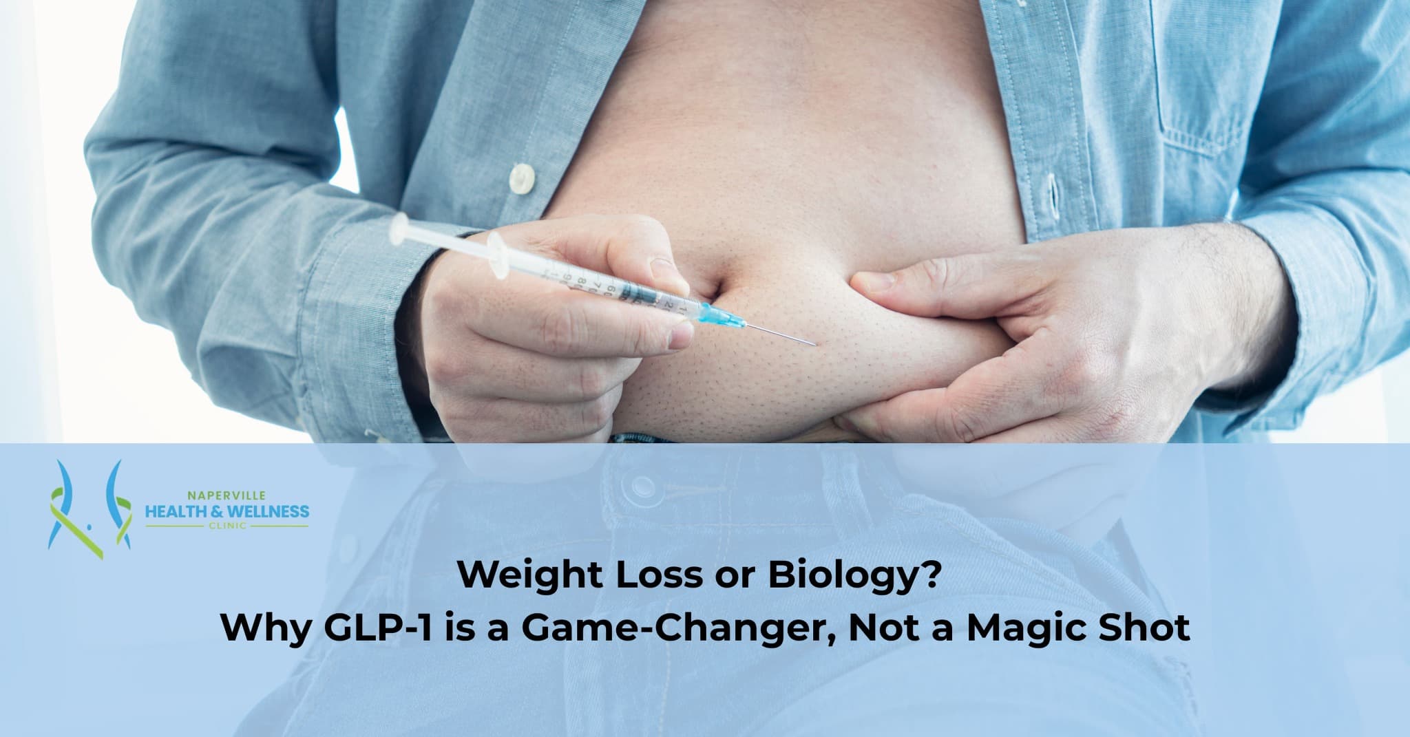 GLP-1 semaglutide injection for medical weight loss.