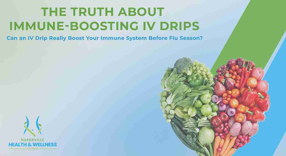 Patient receiving immune-boosting IV vitamin drip with Vitamin C and B-Complex for flu-season support at a wellness clinic