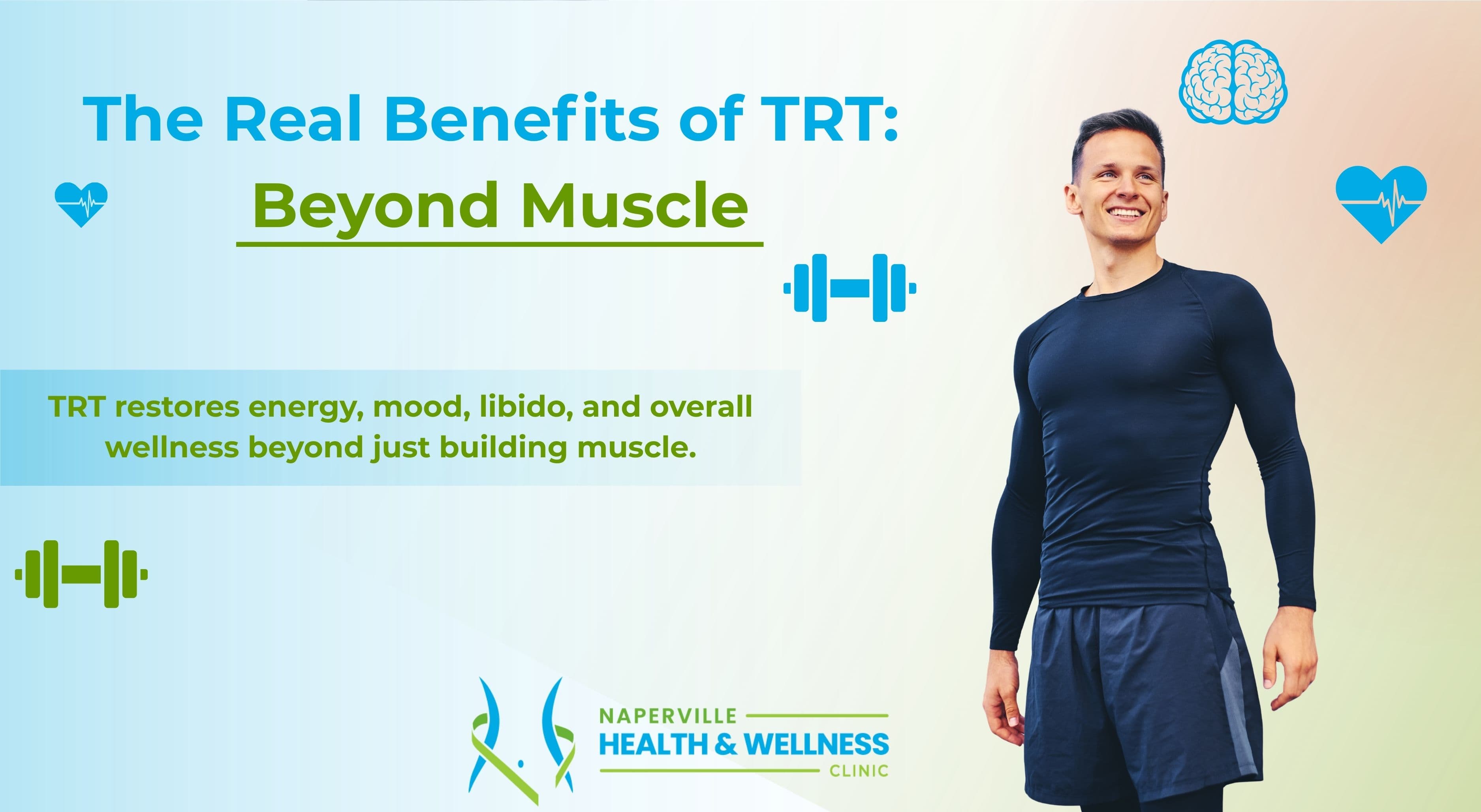 Man experiencing improved energy and wellness after starting Testosterone Replacement Therapy (TRT)